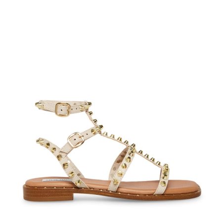 Sandalias Planas Steve Madden Sunnie Mujer Beige | ES DZ3082